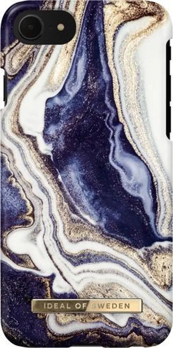 iDeal of Sweden Fashion Case iPhone 8/7/6/6s/SE Golden Indigo Marble - IDFCGM19-I7-165