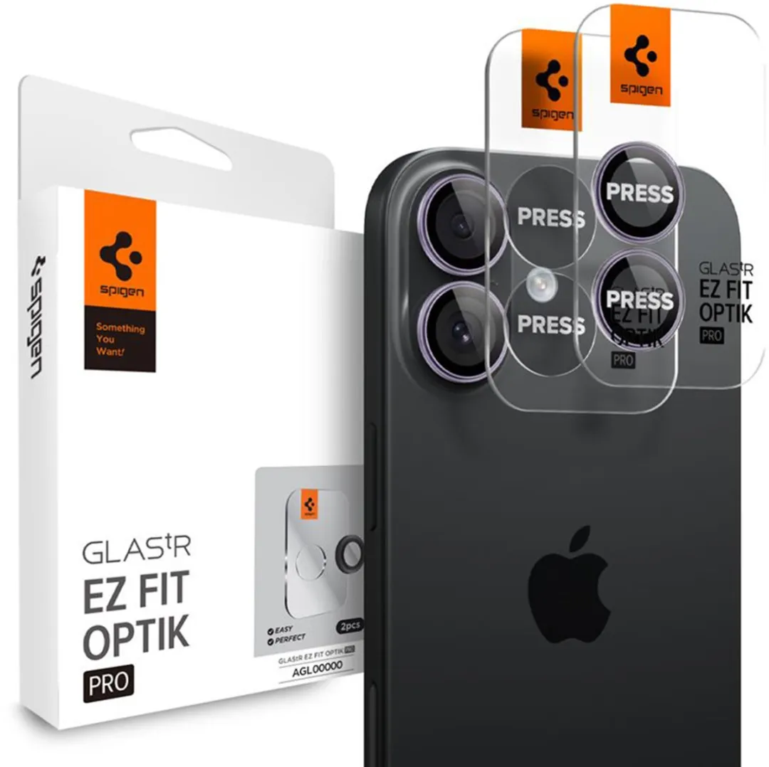 Spigen Optik Pro EZ Fit Lens Protector AGL10127 - Paars - 2 Stuks