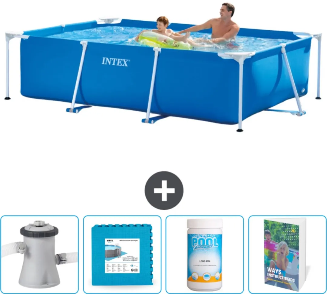 Intex Rechthoekig Frame Zwembad 260x160x65cm
