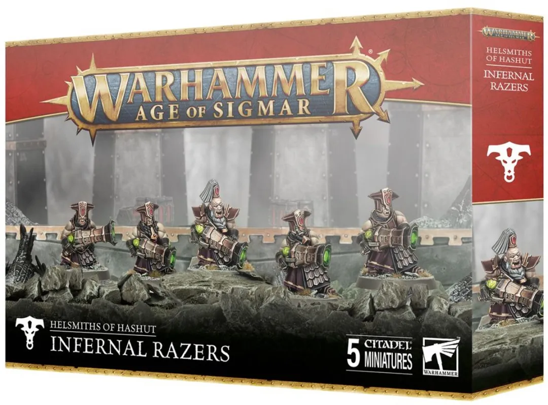 Games Workshop Warhammer Age of Sigmar Helsmiths of Hashut Infernal Razers 82-02