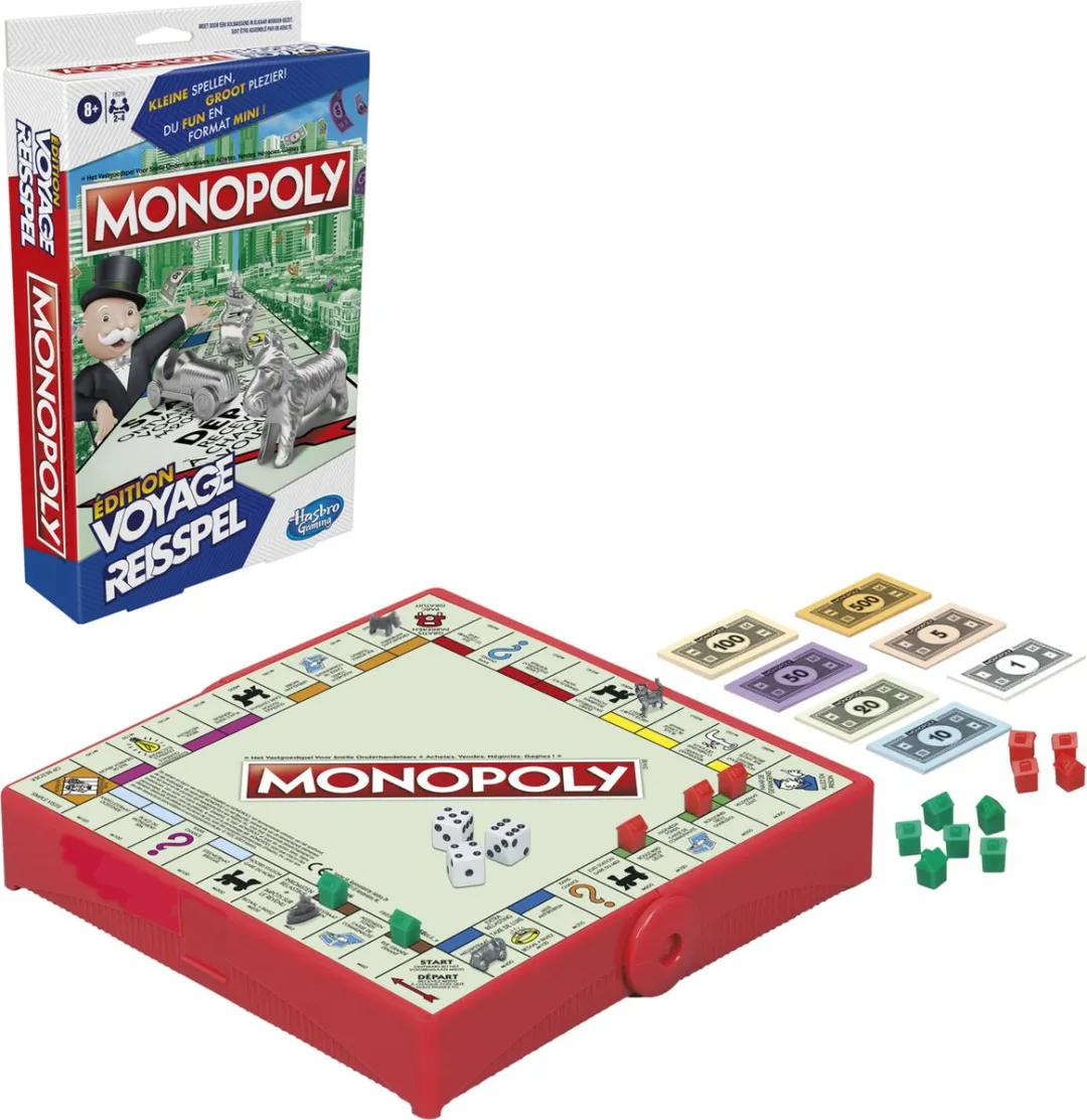 Hasbro Gaming Monopoly Reisspel Belgische Editie - 2-4 Spelers