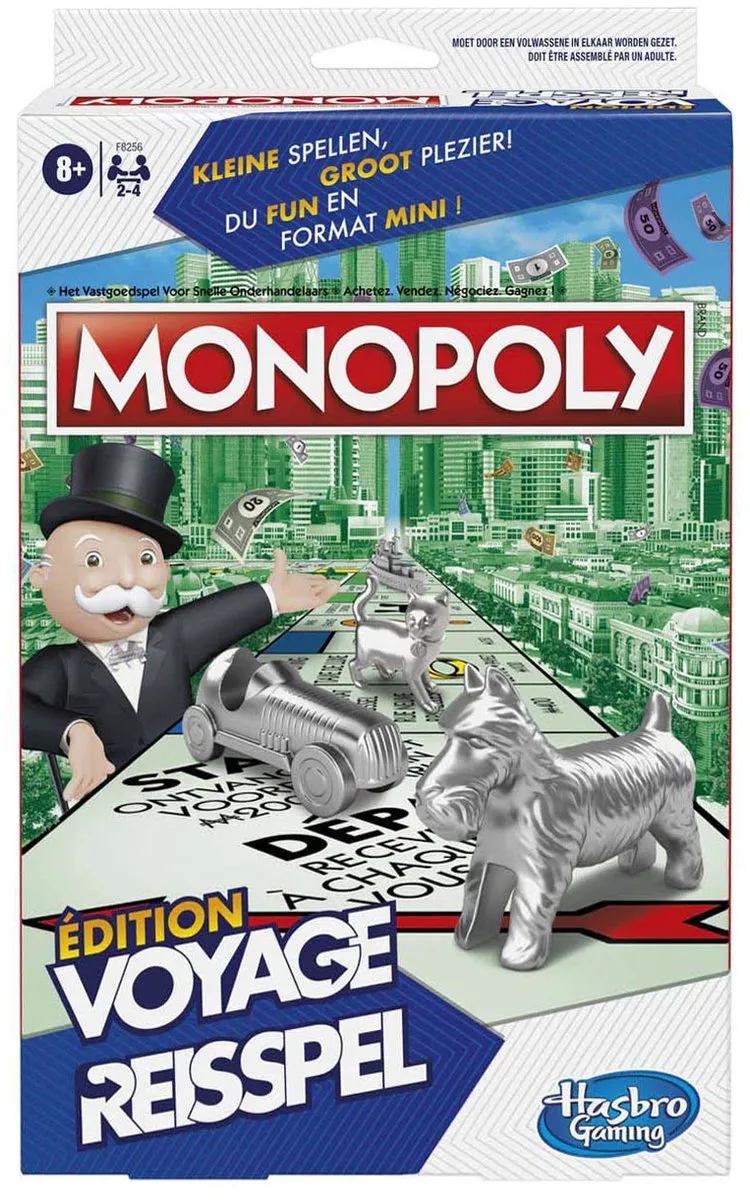 Hasbro Gaming Monopoly Reisspel Belgische Editie - 2-4 Spelers