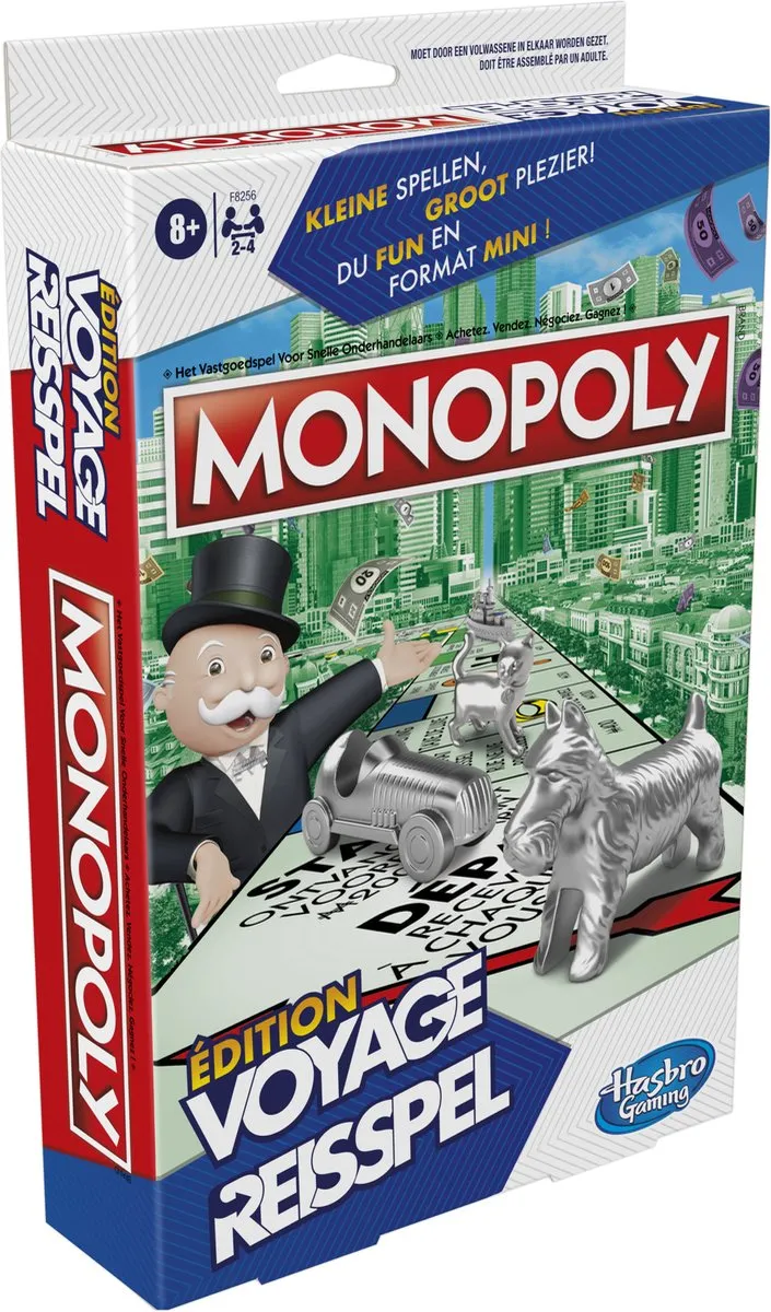 Hasbro Gaming Monopoly Reisspel Belgische Editie - 2-4 Spelers - afbeelding 6 van 6