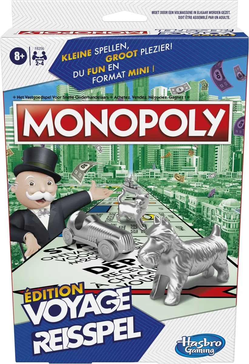 Hasbro Gaming Monopoly Reisspel Belgische Editie