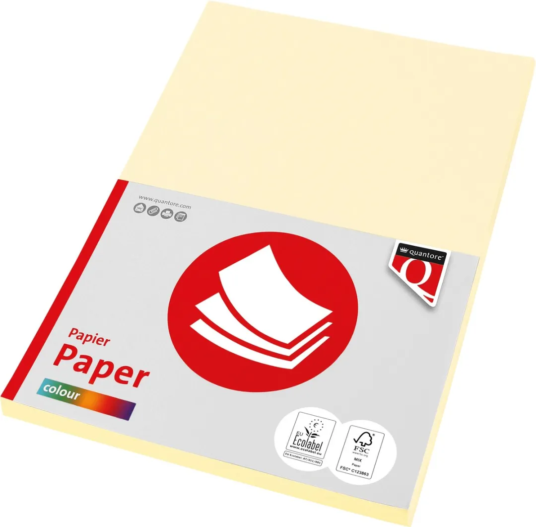 Quantore Kopieerpapier A4 120gr Ivoor 100 Vel
