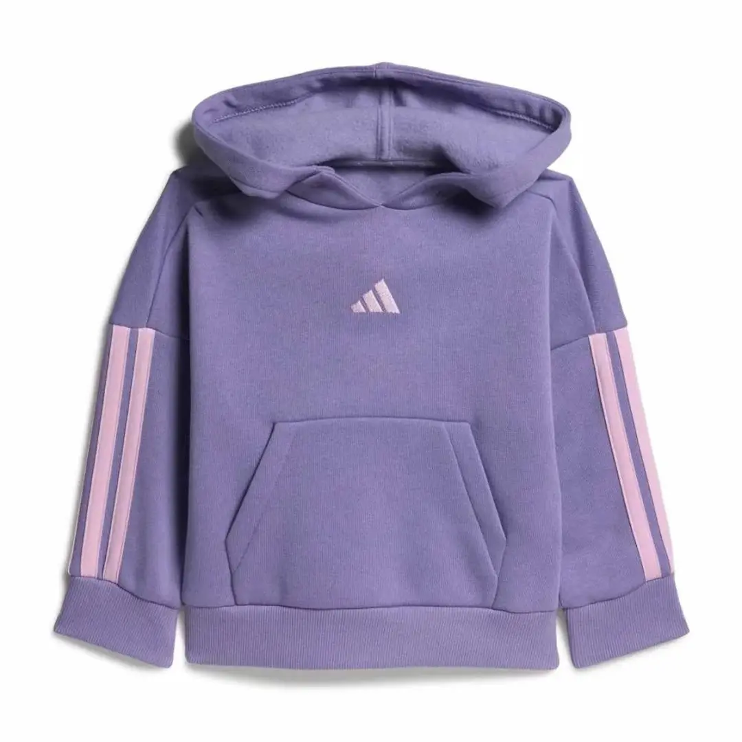 adidas Essentials 3 Stripes Joggers Set - Paars - 3 jaar - afbeelding 2 van 4