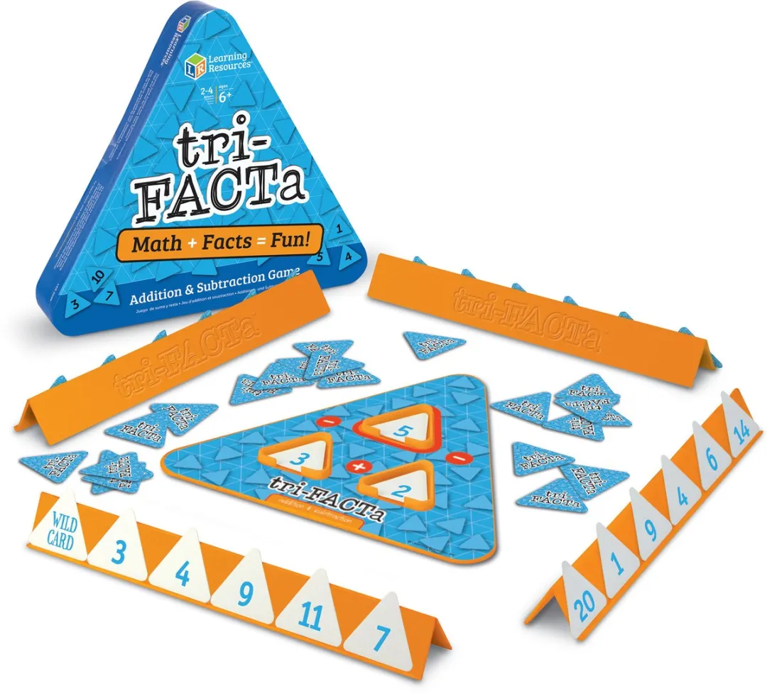 Learning Resources Tri-Facta Rekenspel - Optellen & Aftrekken LER3038