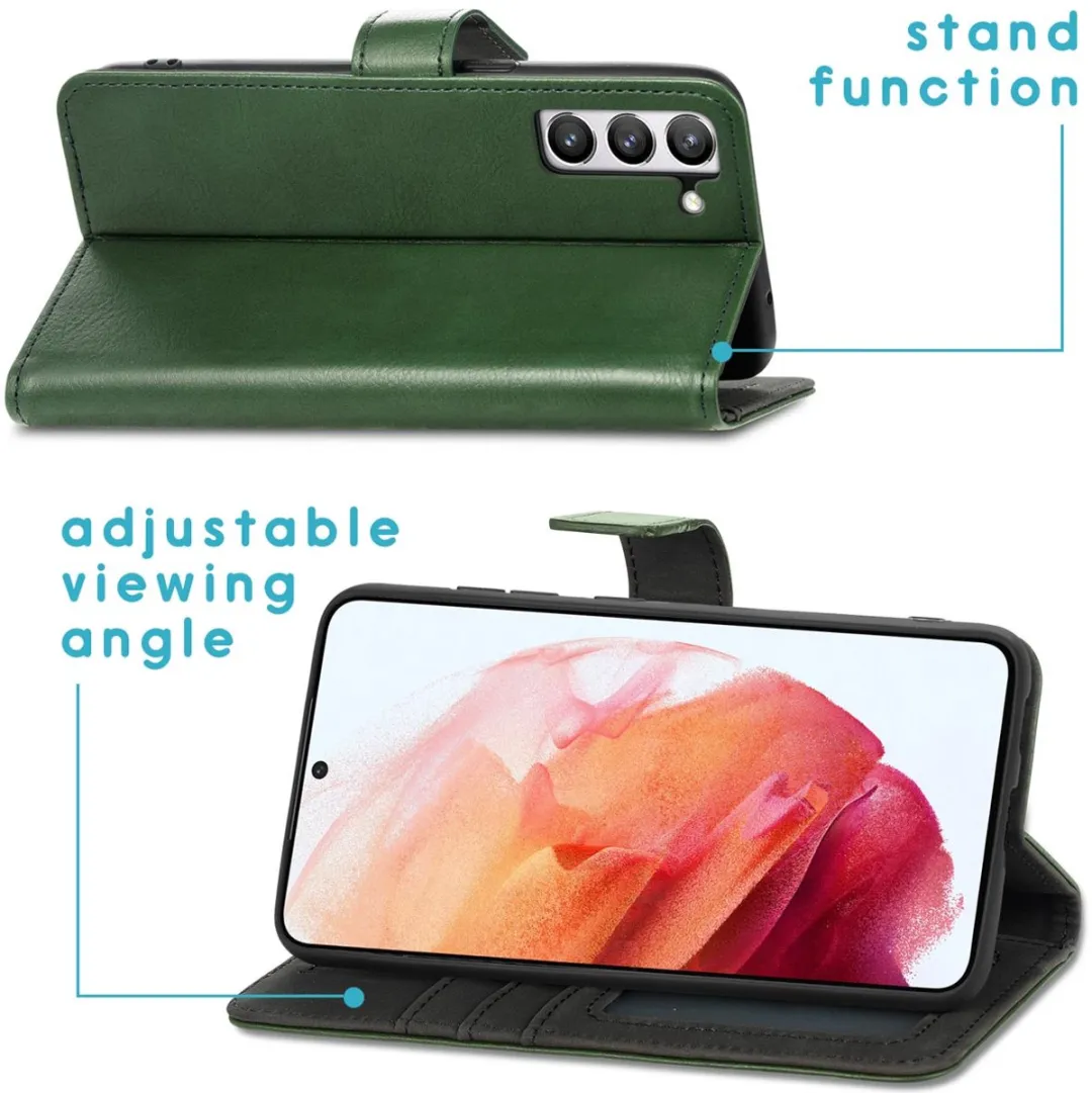 Imoshion Hoesje Samsung Galaxy S21 FE - Groen - 3 Pasjes