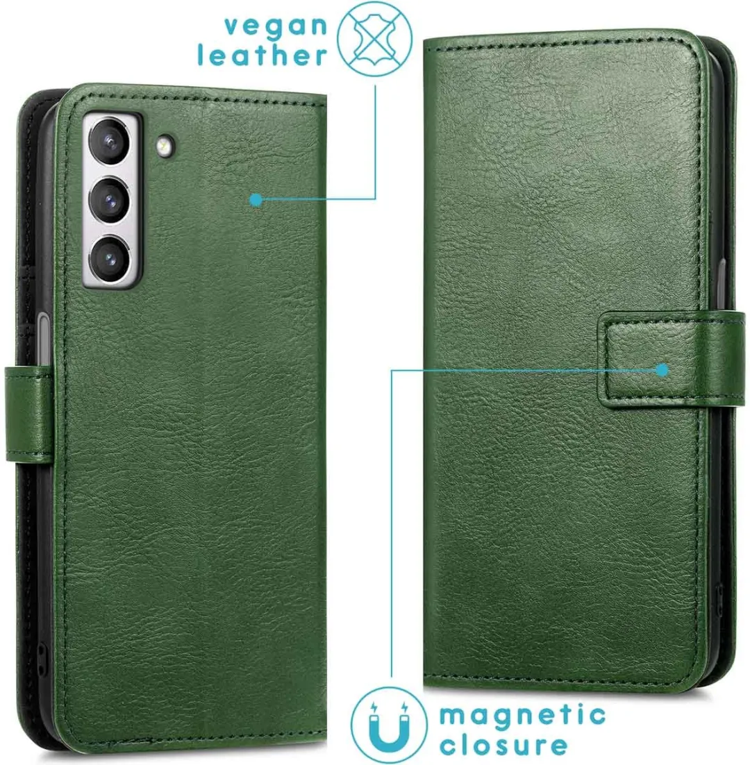 Imoshion Hoesje Samsung Galaxy S21 FE - Groen - 3 Pasjes