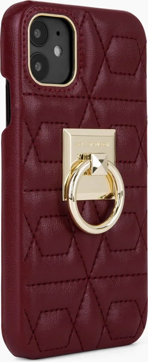 iDeal of Sweden Quilted Case iPhone 11/XR - Quilted Ruby - afbeelding 2 van 2