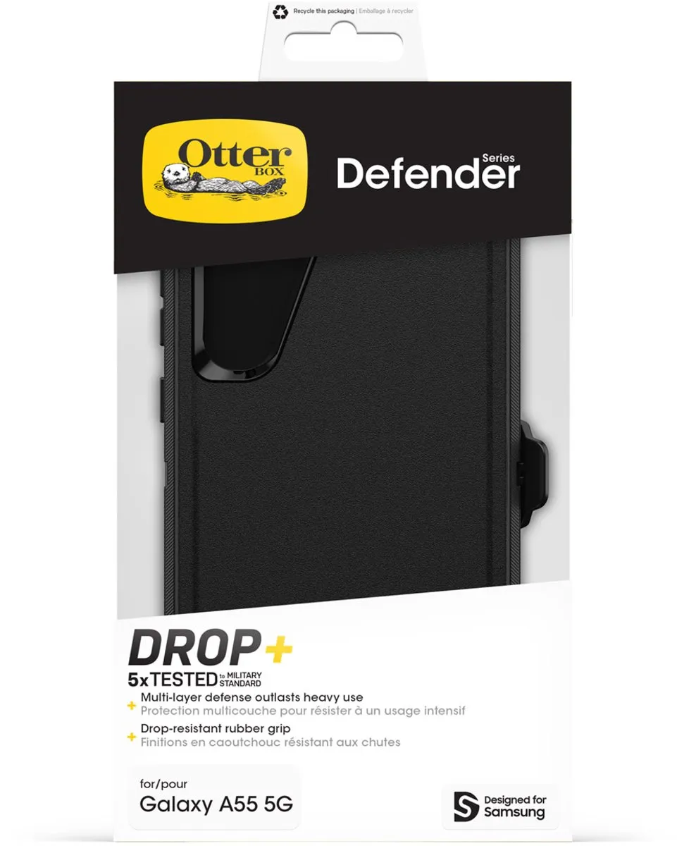OtterBox Defender Hoesje 77-95430 - Samsung Galaxy A55 - Zwart
