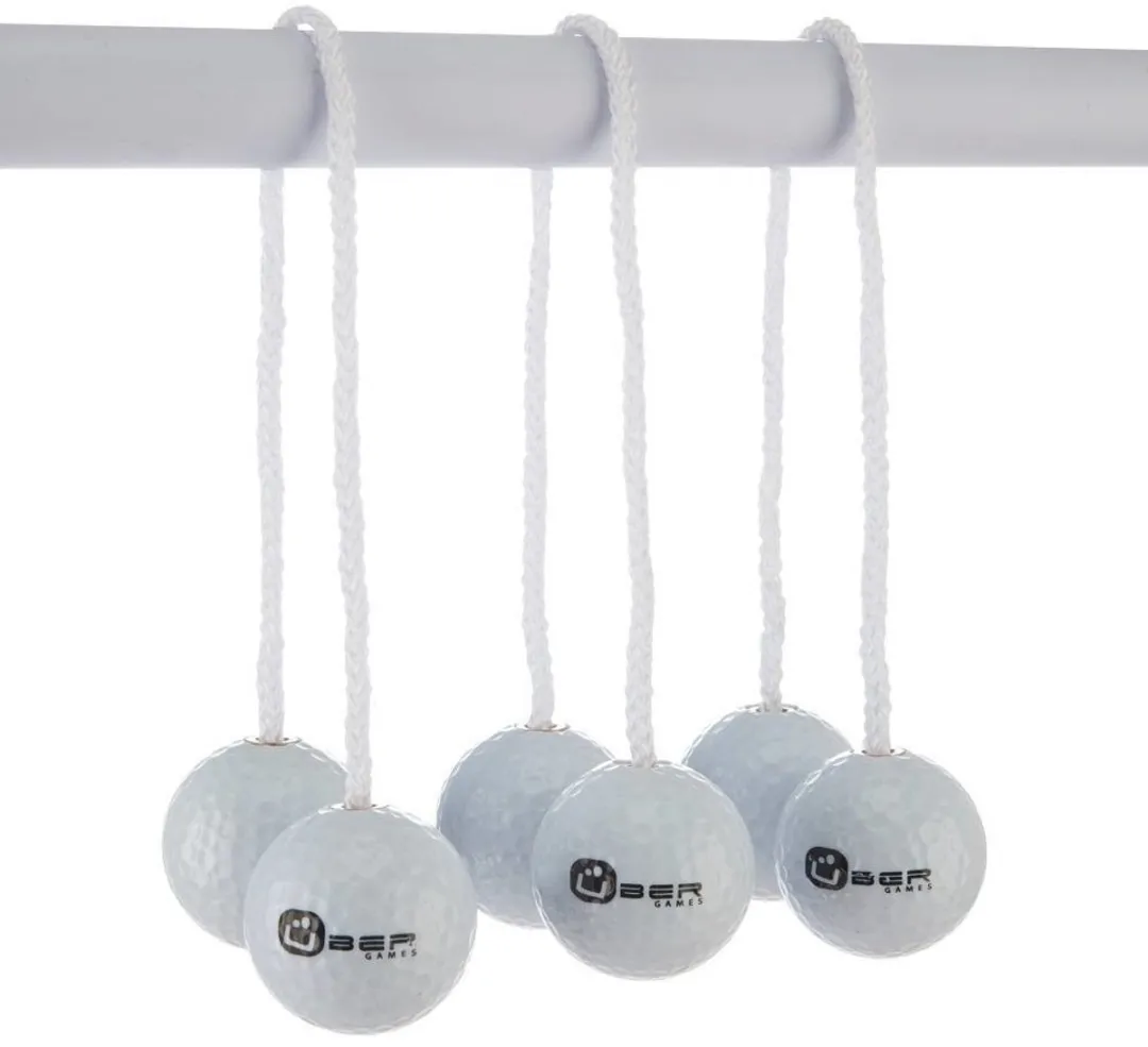 Ubergames Laddergolf - Golfballen - Zwart/Wit