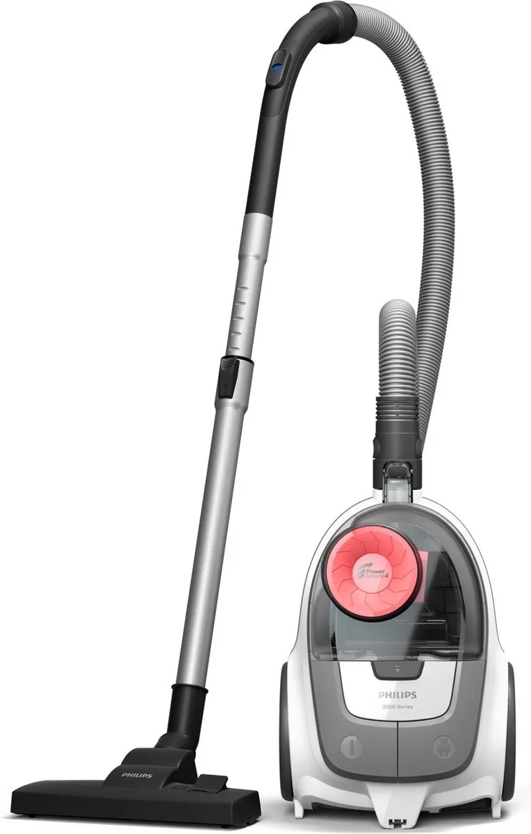 Philips 2000 Series XB2142/09 Stofzuiger - 850W - 1.3L Wit/Perzik
