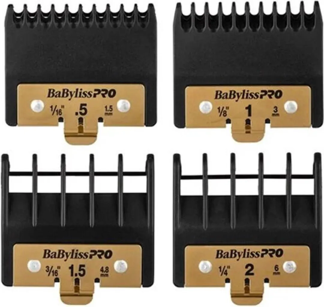BaBylissPRO 4Artists Skeleton FXPTGE Opzetkammen - 4 Stuks