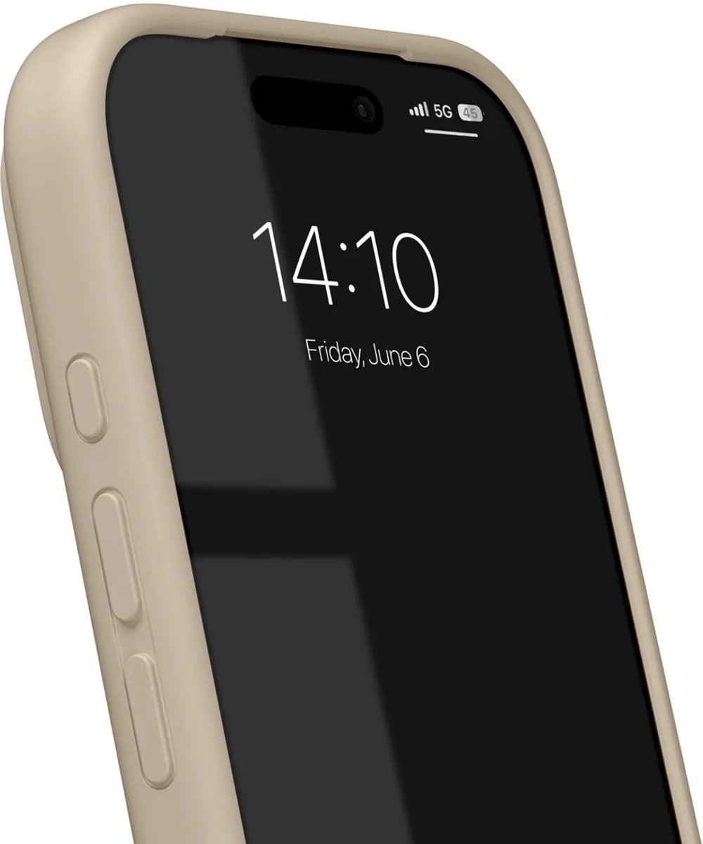 iDeal of Sweden iPhone 17 Pro Silicone Hoes - Beige - MagSafe