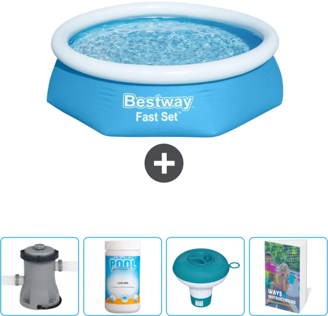 Bestway Fast Set Rond Zwembad 244x61cm