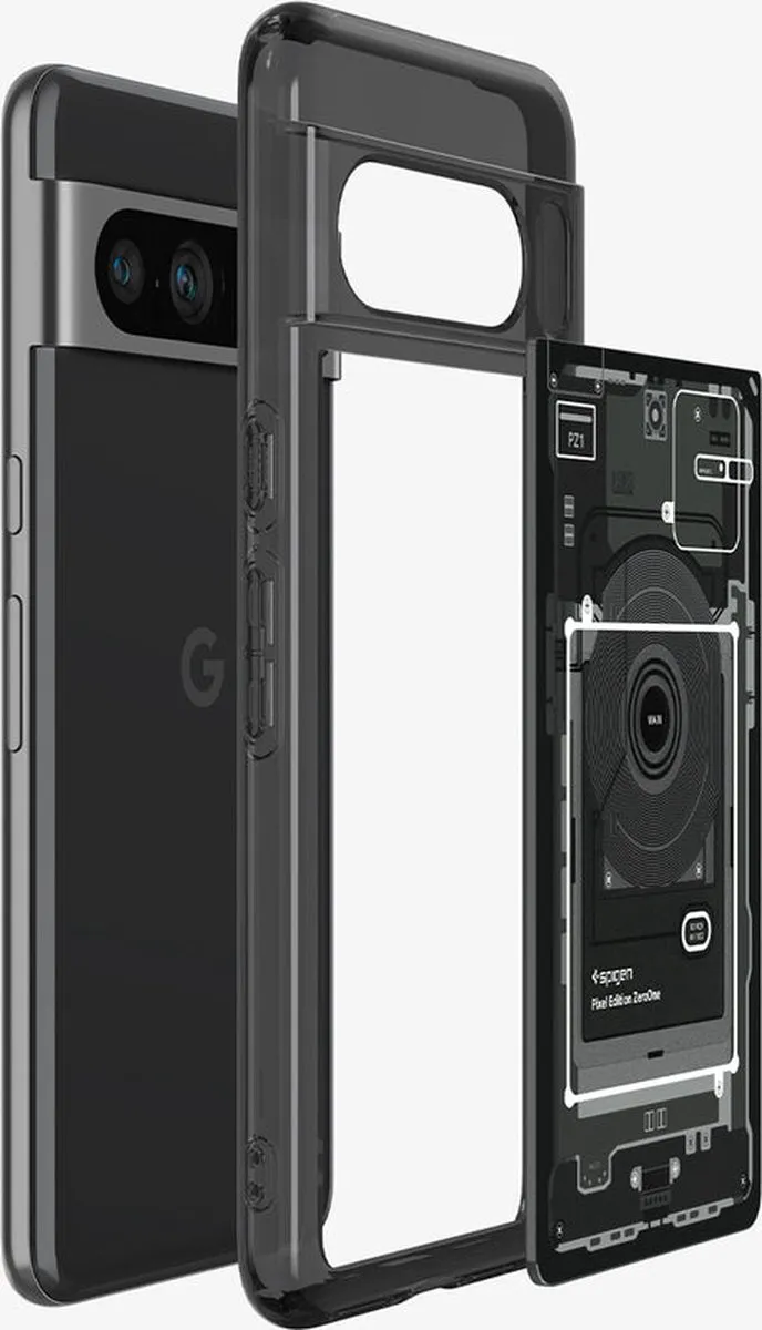 Spigen Ultra Hybrid ACS06316 Back Cover - Grijs