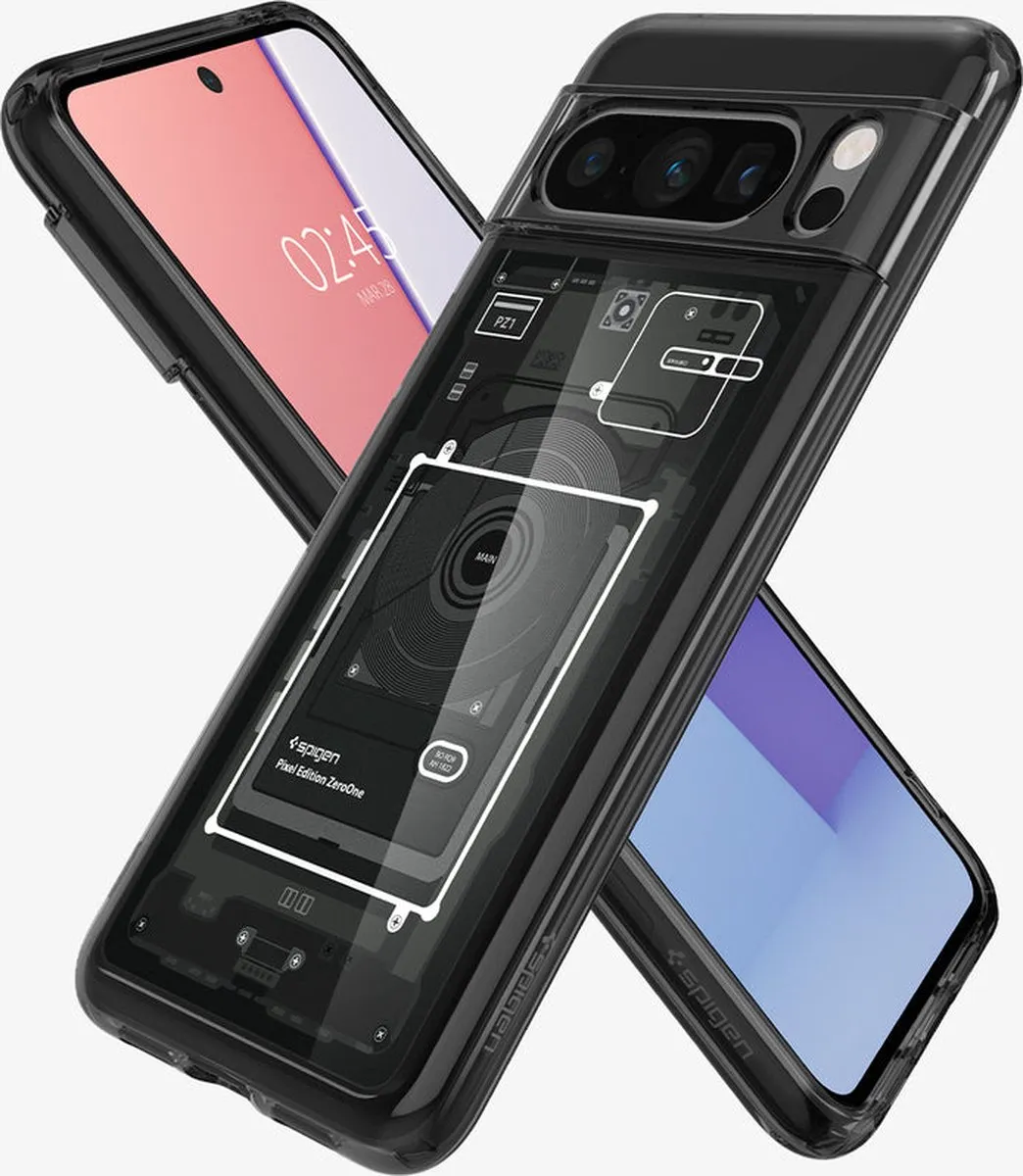 Spigen Ultra Hybrid ACS06316 Back Cover - Grijs