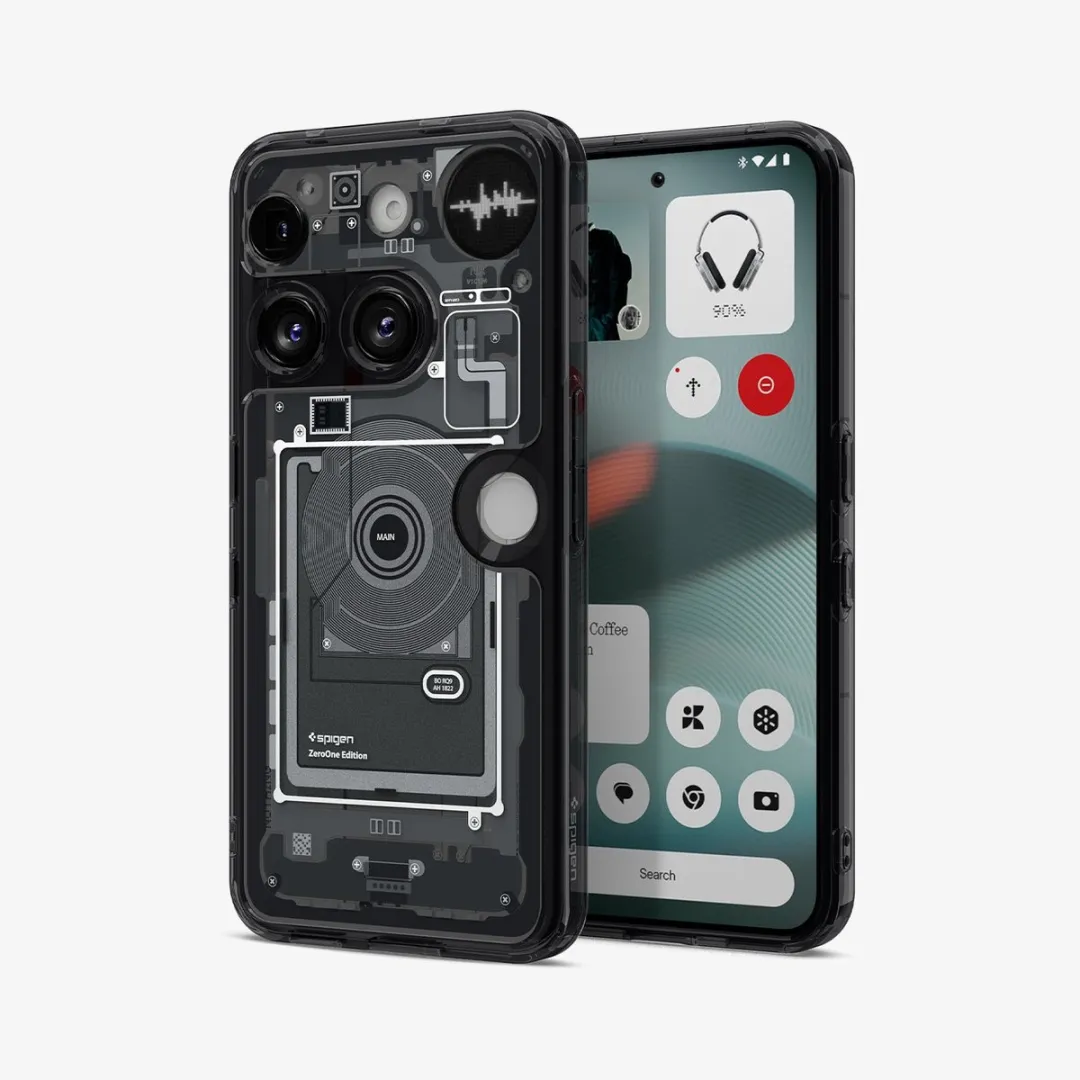 Spigen Ultra Hybrid Case Zero One - 1 Pasje - Zwart