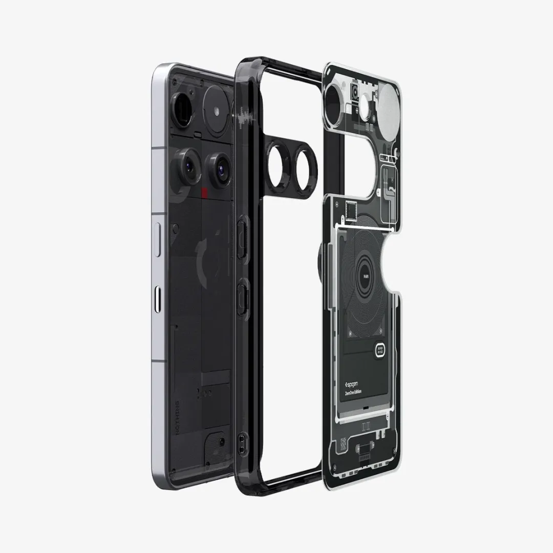 Spigen Ultra Hybrid Case Zero One - 1 Pasje - Zwart