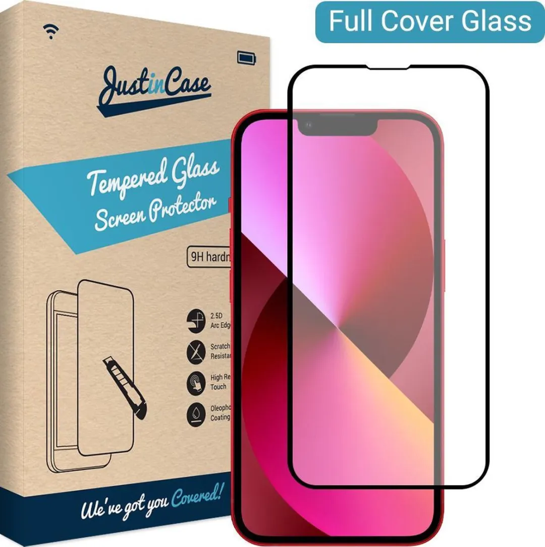 Just in Case iPhone 13/Pro Full Cover Glas