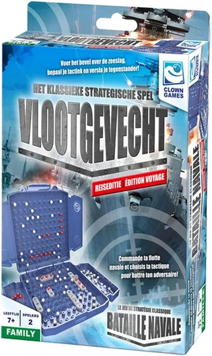 Clown Games Vlootgevecht Reiseditie - 2 Spelers