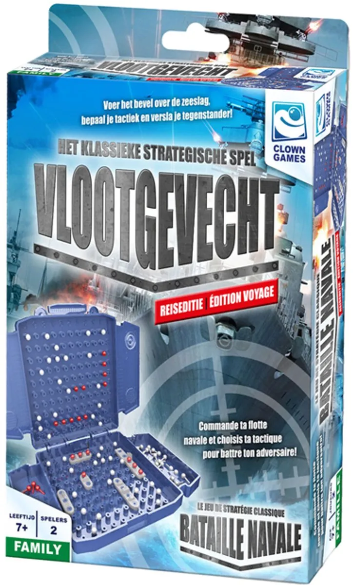 Clown Games Vlootgevecht Reiseditie - 2 Spelers