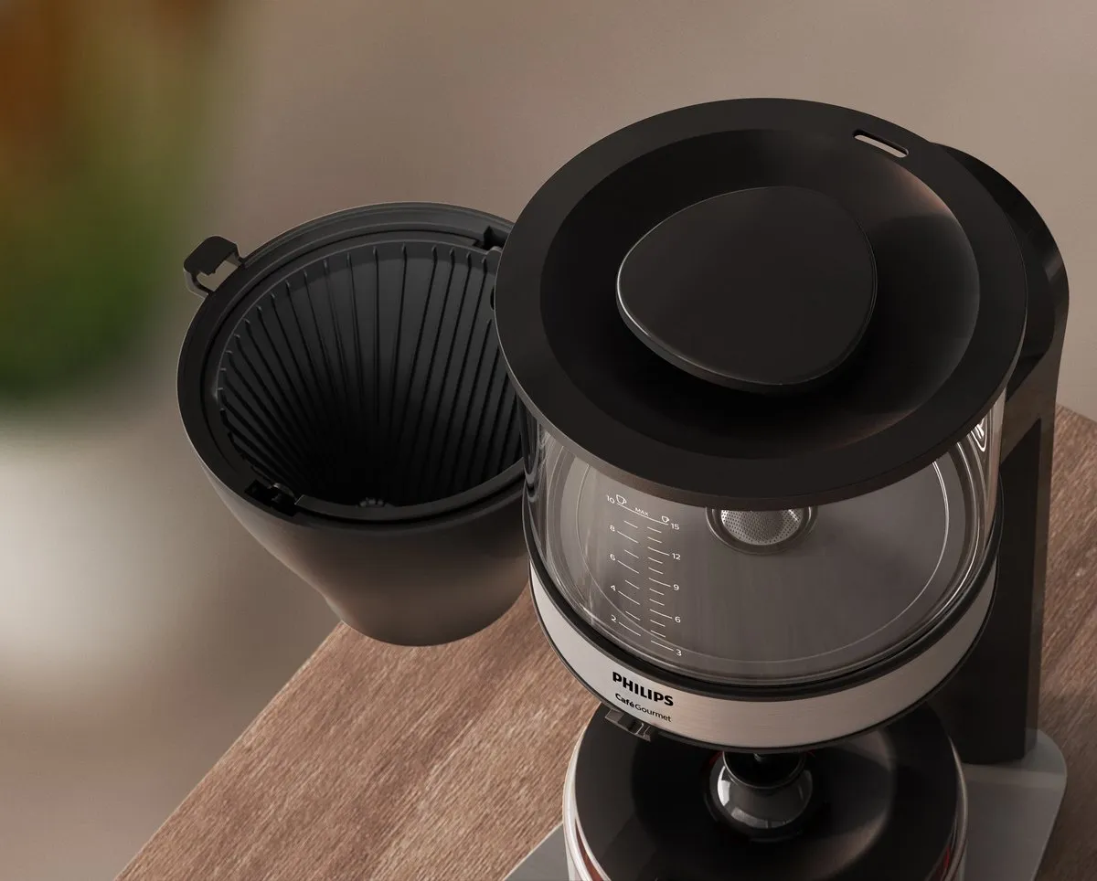 Philips Café Gourmet HD5416/60 Filterkoffiezetapparaat - 15 Kopjes - 1,25L