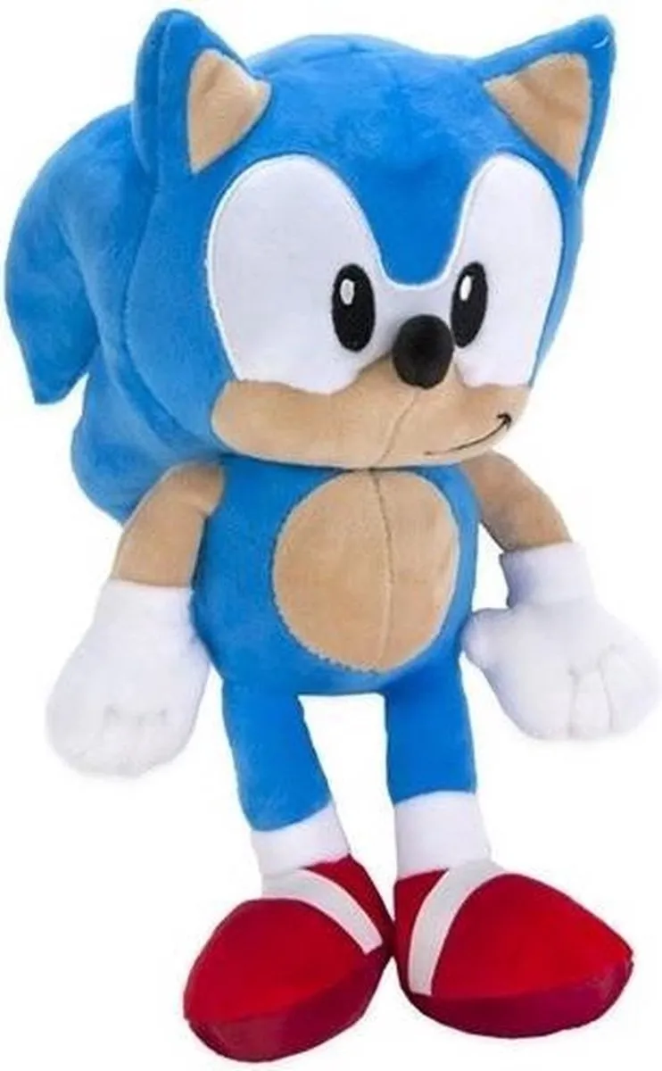 Sonic The Hedgehog Pluche Knuffel - 30 cm - Lichtblauw