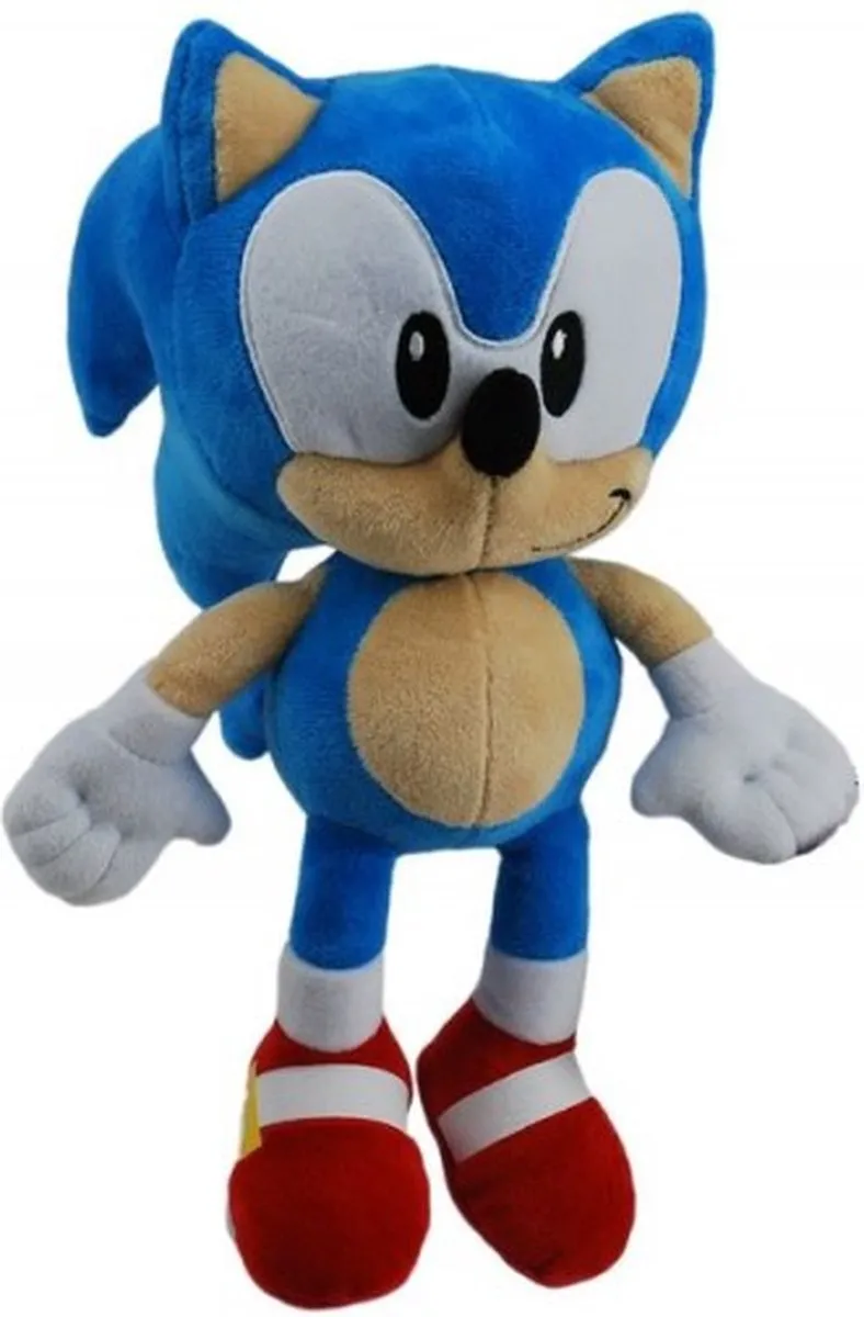 Sonic The Hedgehog Pluche Knuffel - 30 cm - Lichtblauw