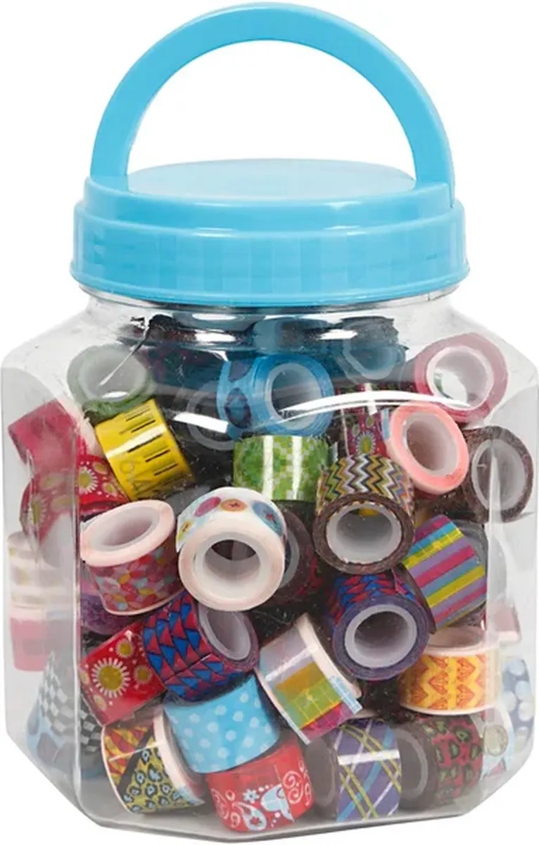 Creativ Company Tape Multicolor - 90 Stuks