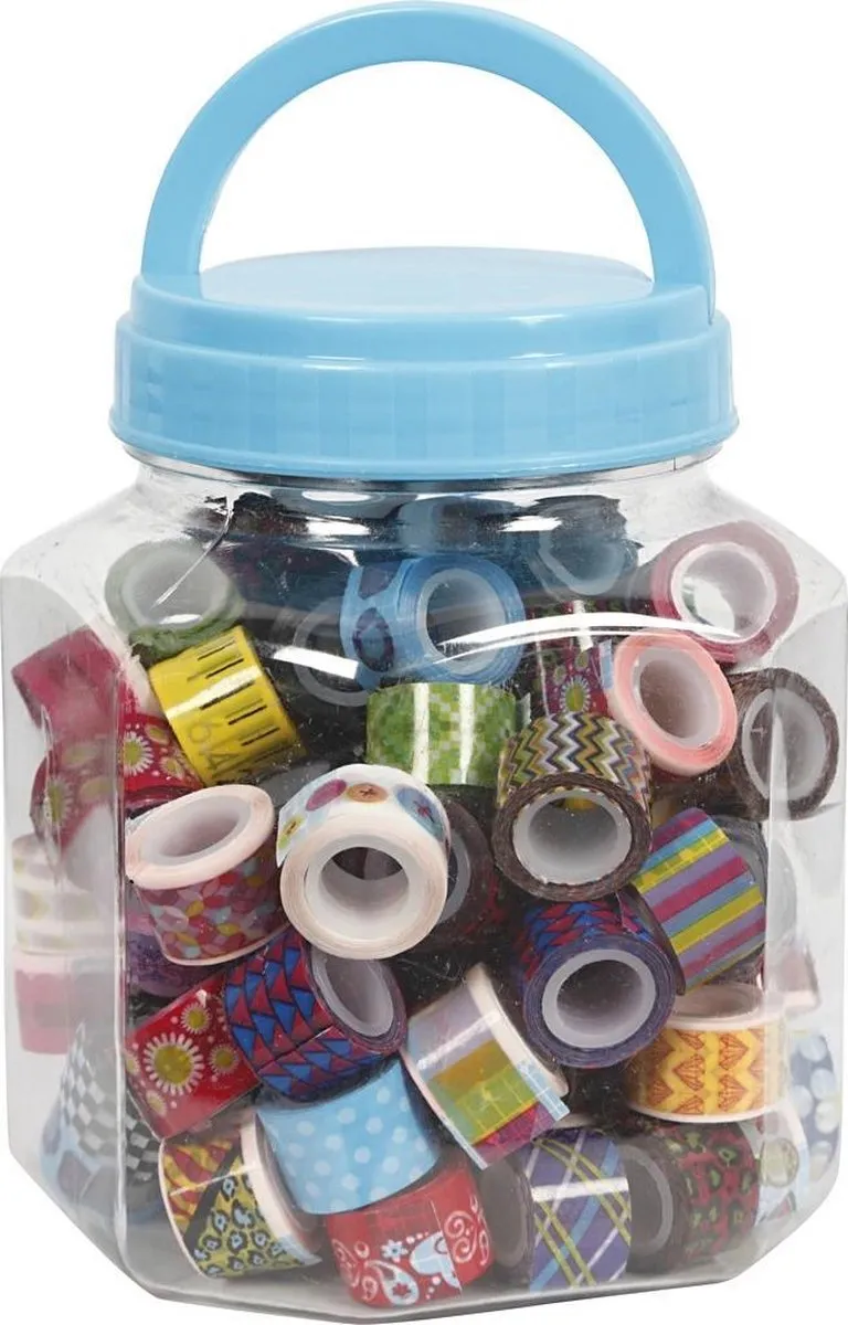 Creativ Company Tape Multicolor - 90 Stuks