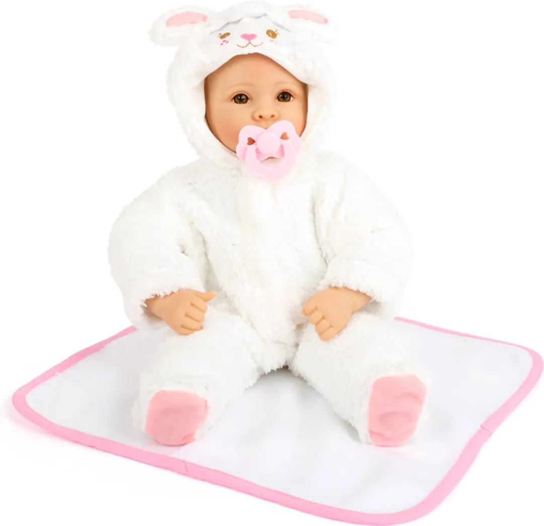 Small Foot Babypop Lammetje - Met Dekentje, Onesie & Fopspeen