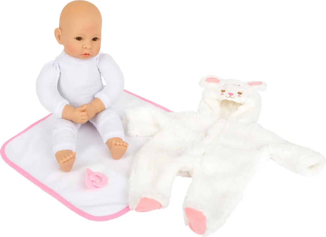 Small Foot Babypop Lammetje - Met Dekentje, Onesie & Fopspeen