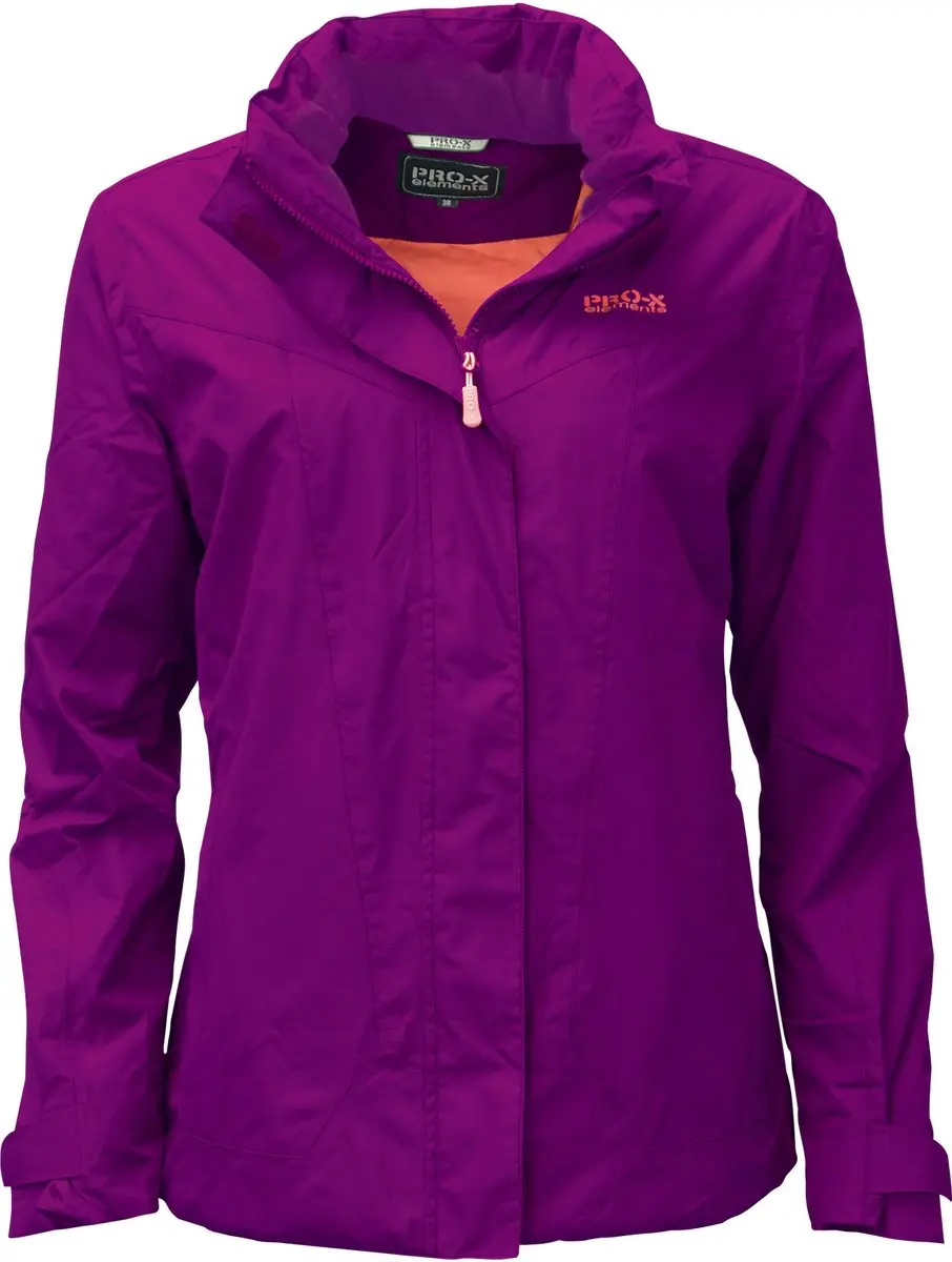 Pro-X Elements Cindy Overgangsregenjas Dames - Aubergine - 38EU - afbeelding 6 van 6