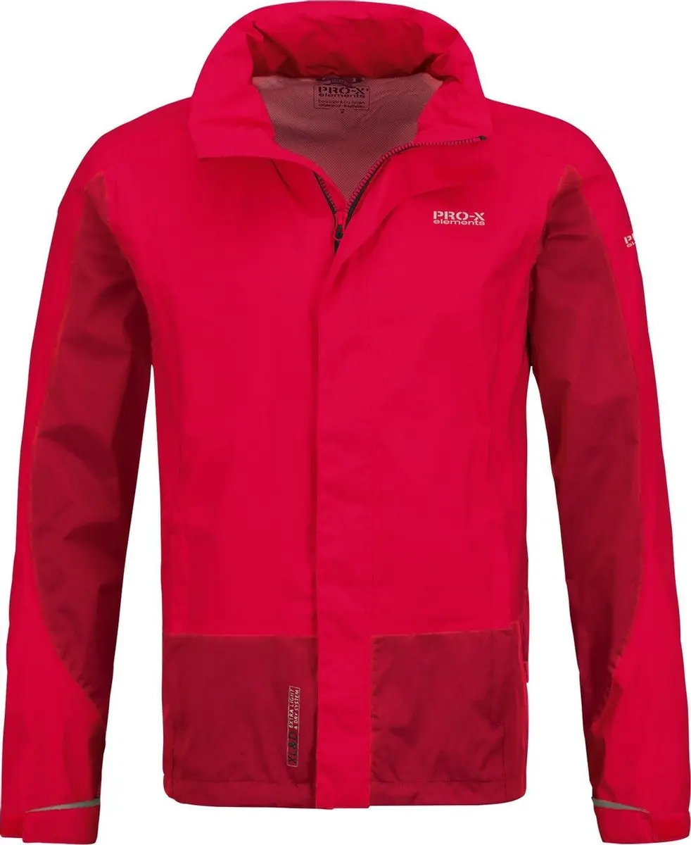 Pro-x Elements Outdoorjas Lennard Heren Polyamide Rood Mt L