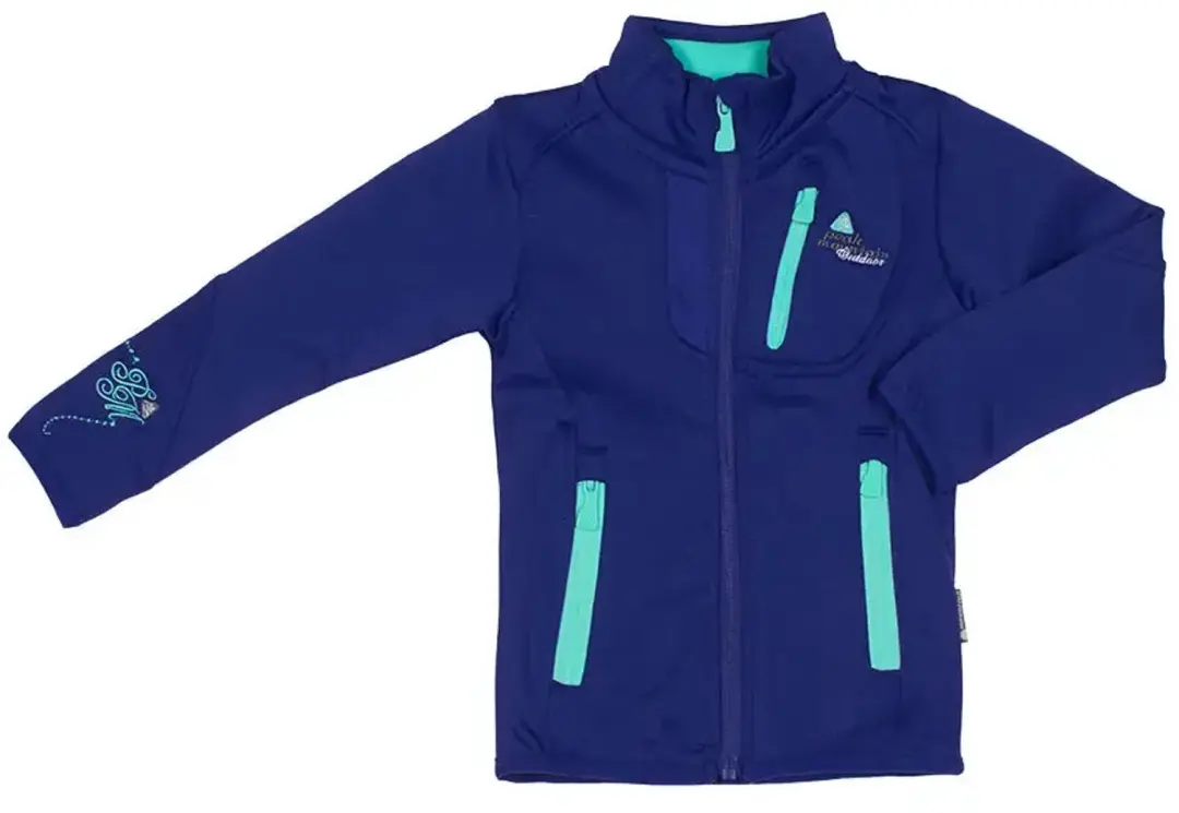 Peak Mountain Aynur Dames Fleece-Jack - Marine - afbeelding 3 van 4