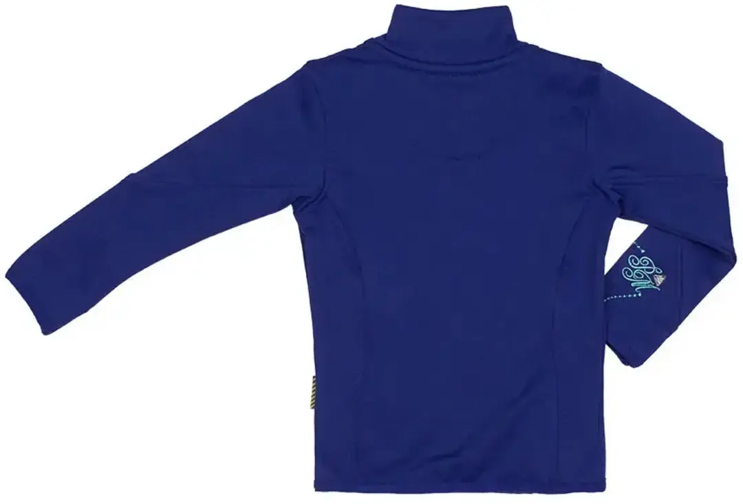 Peak Mountain Aynur Dames Fleece-Jack - Marine - afbeelding 2 van 4
