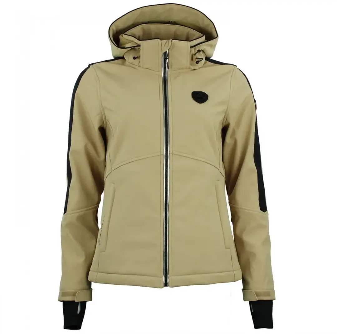 Peak Mountain Arganff Damesjas Softshell - Wit - XL - afbeelding 3 van 6
