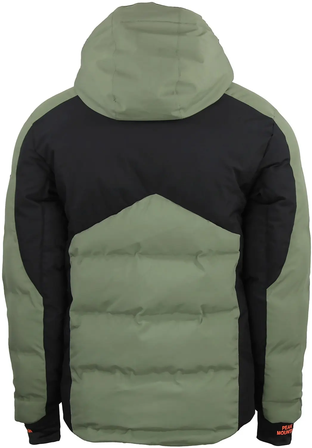 Peak Mountain Cordiere Jas - Kaki Salie/Zwart - afbeelding 2 van 6