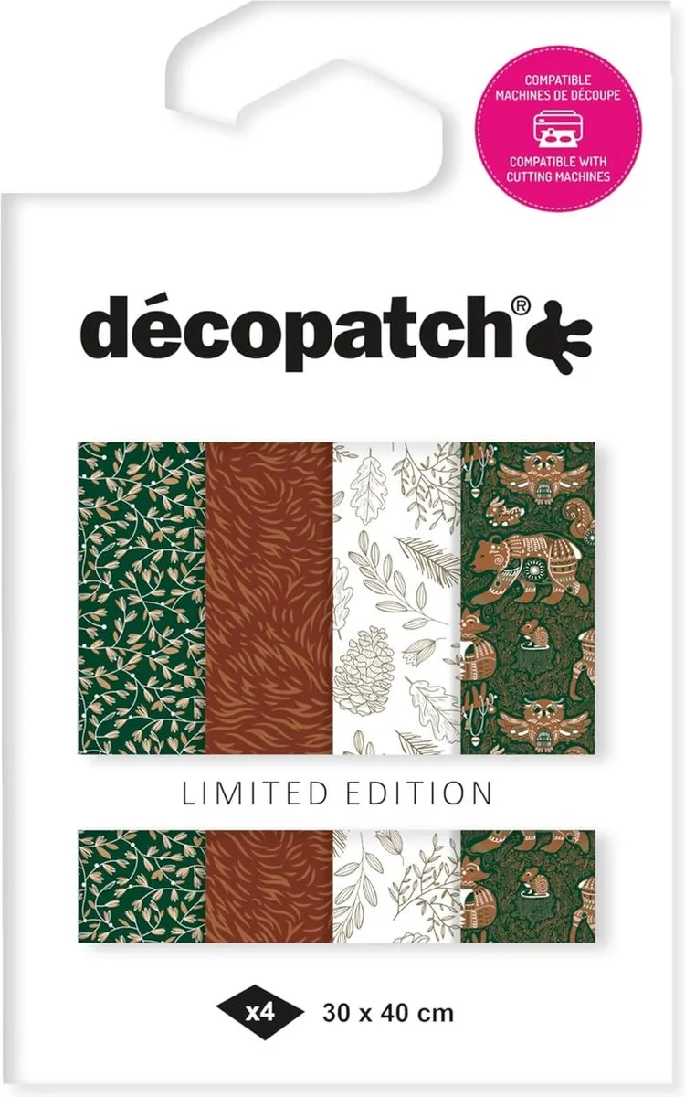Decopatch Texture Papier WOUD Hotfoil Limited Edition