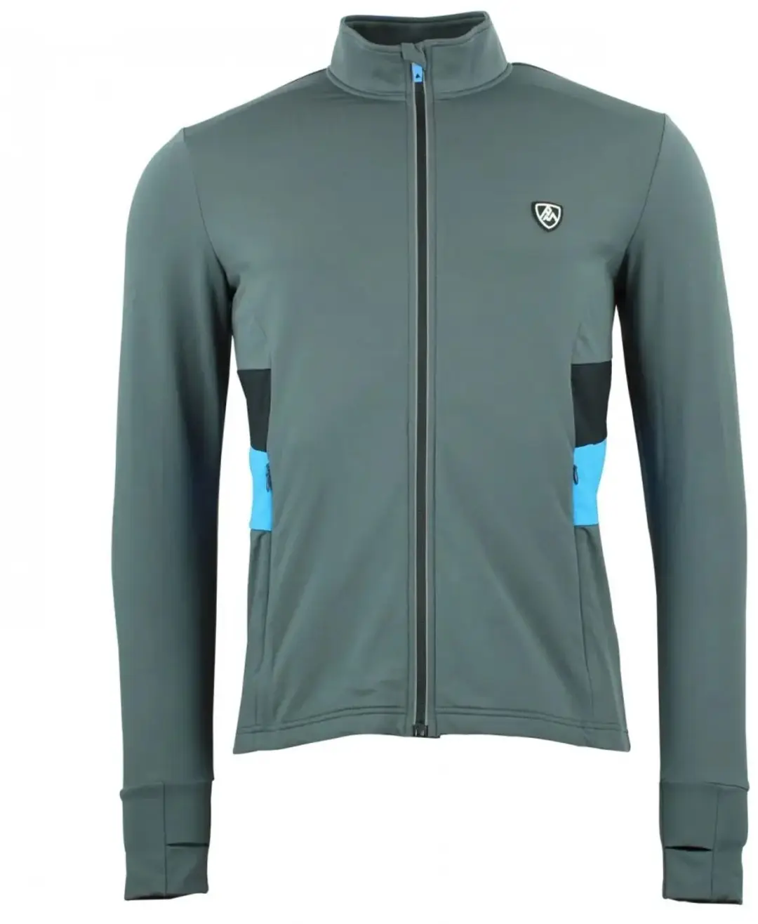 Peak Mountain 1st Skin T-shirt met Rits - Zwart - afbeelding 2 van 6