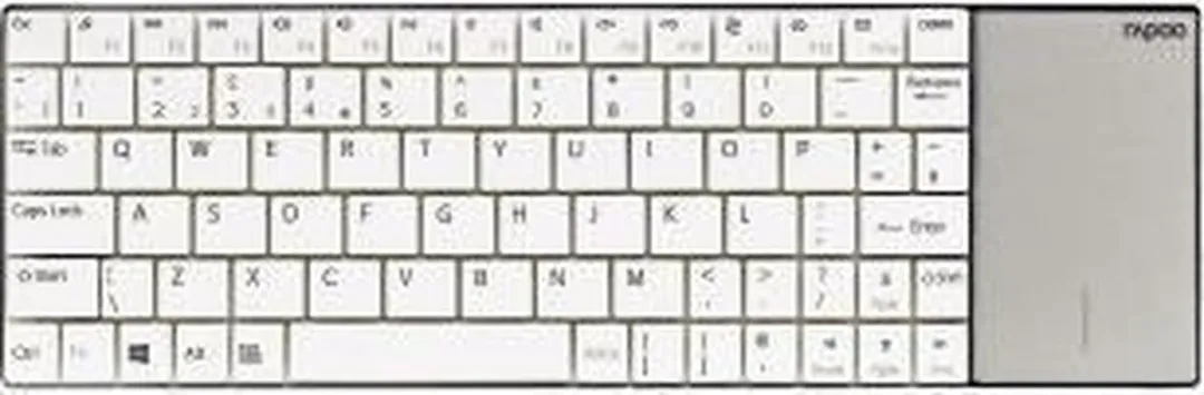 Rapoo E2710 Draadloos Multimedia Toetsenbord - Wit