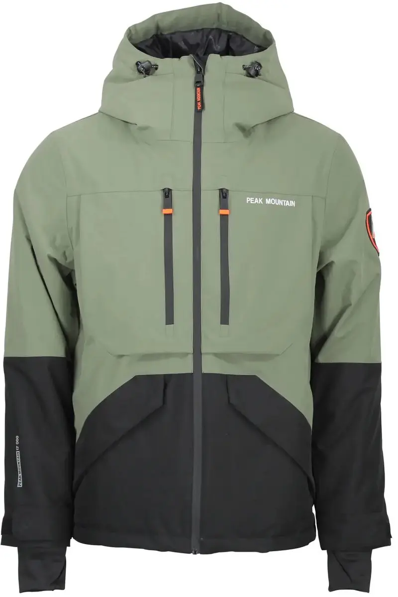 Peak Mountain Cesna Waterdichte Jas - Donker Oranje - afbeelding 2 van 6