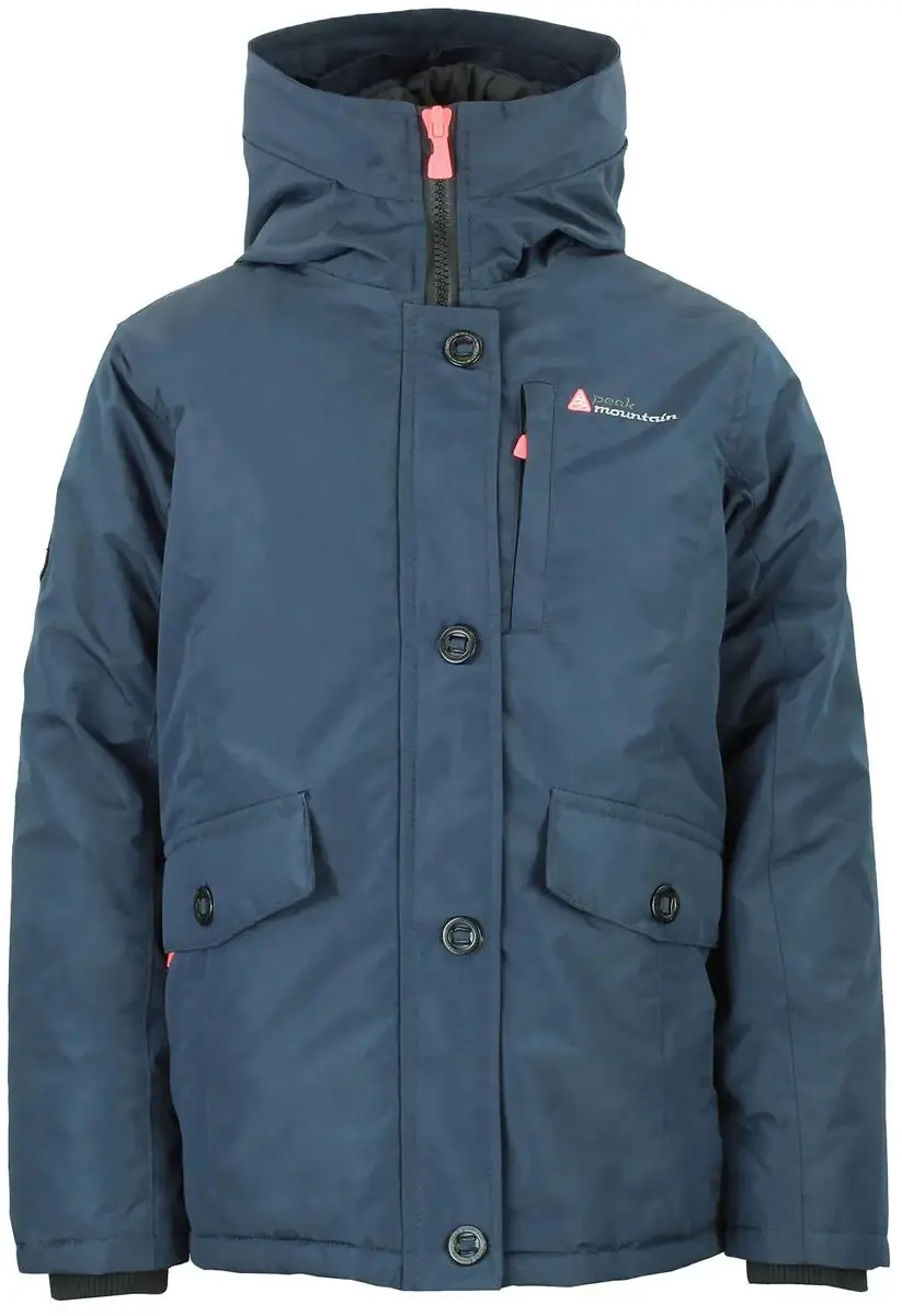 Peak Mountain Galava Ski-parka Meisjes - 140 - Marine - afbeelding 5 van 6