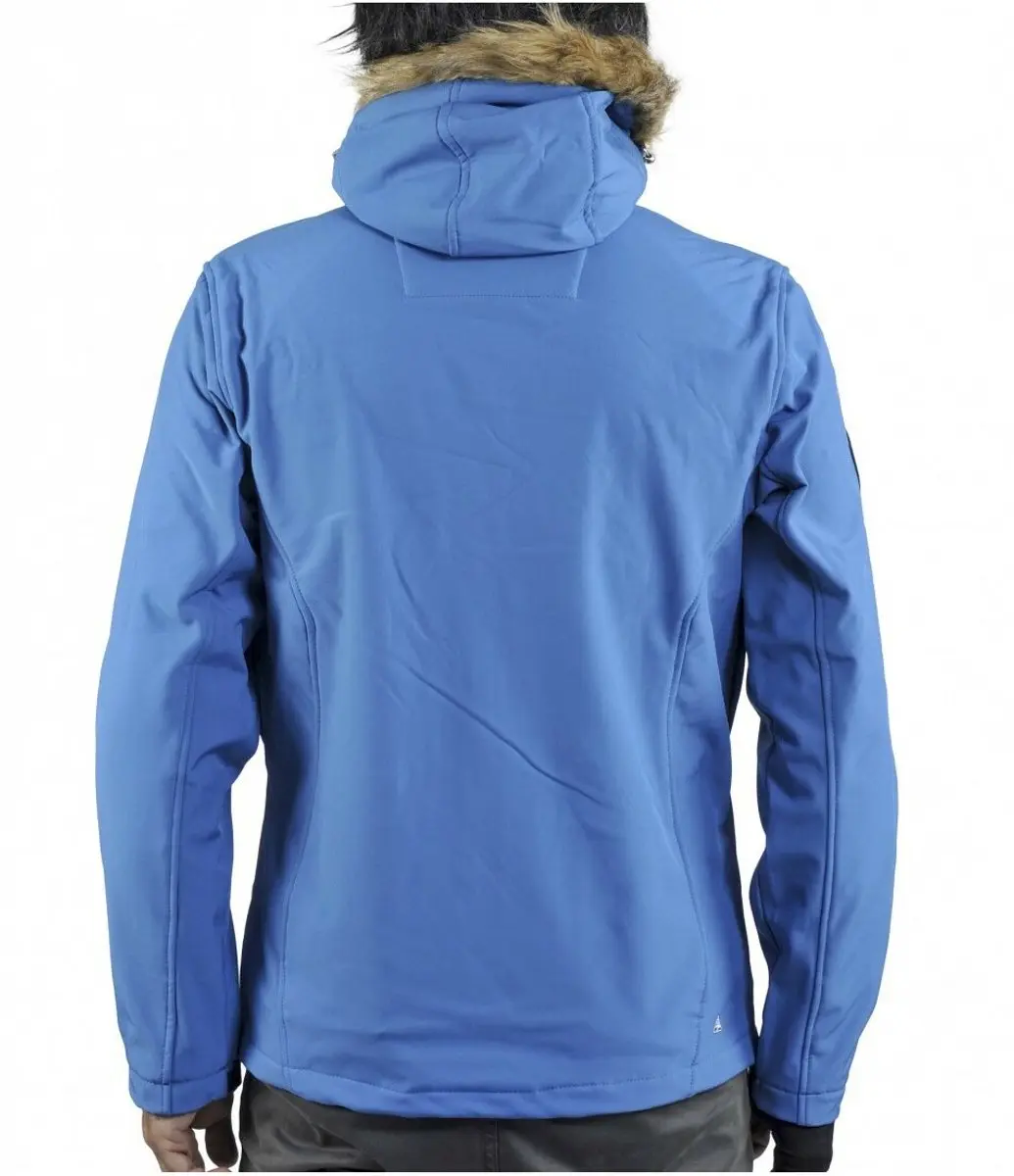 Peak Mountain Casada Softshell Jas met Nepbont - Grijs - afbeelding 6 van 6