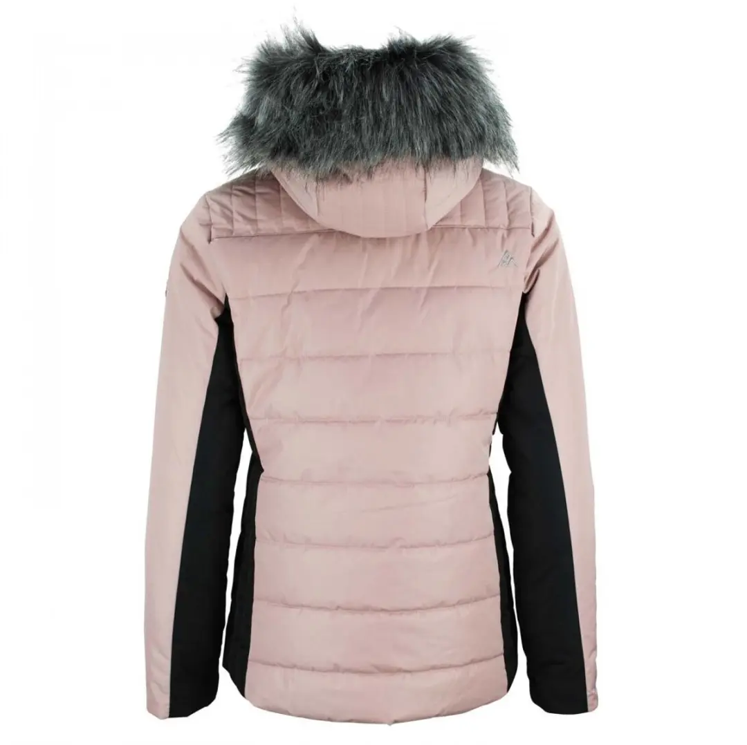 Peak Mountain Donsjack Dames - Roze/Zwart - afbeelding 3 van 6