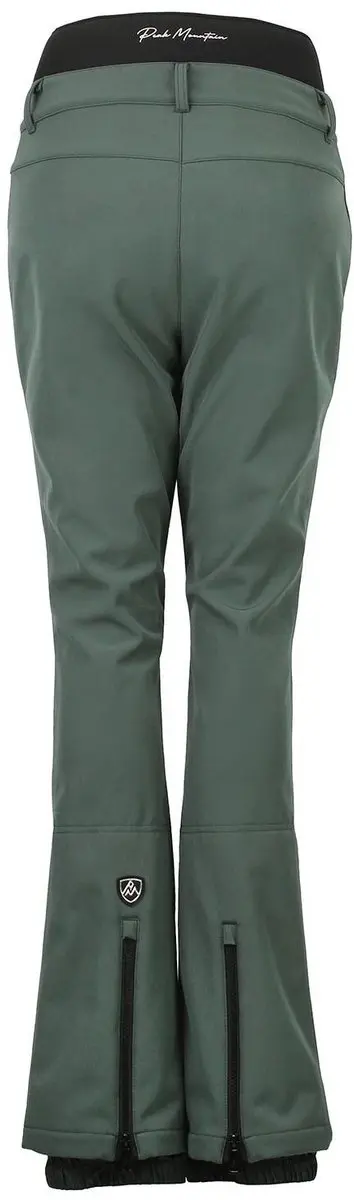 Peak Mountain Dames Skibroek Softshell - 5000 g - Groen - afbeelding 2 van 6