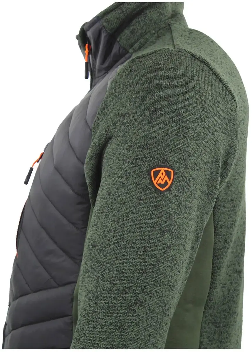 Peak Mountain Chacha Fleece Jas - Kaki - afbeelding 2 van 6
