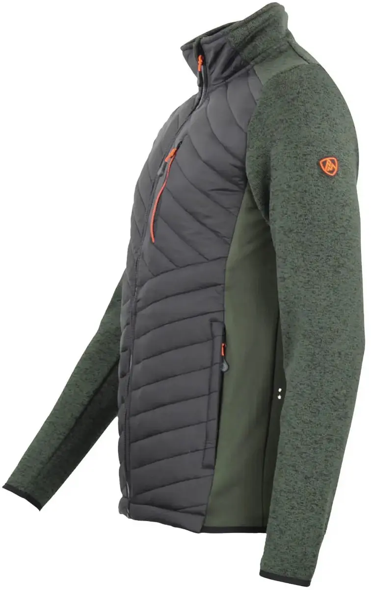 Peak Mountain Chacha Fleece Jas - Kaki - afbeelding 3 van 6
